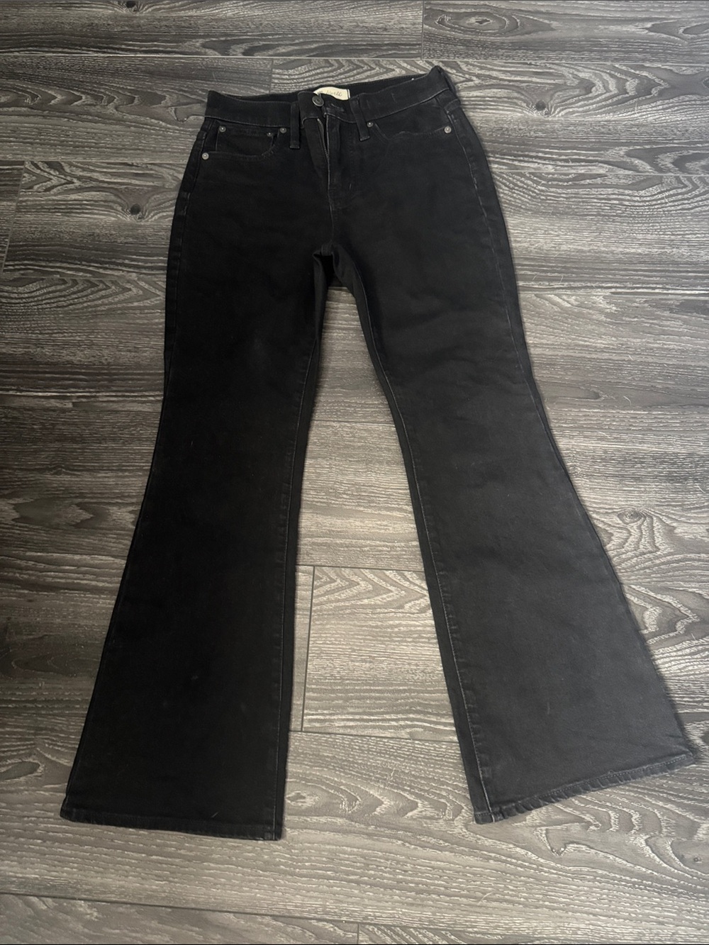 Madewell Black Flared Jeans